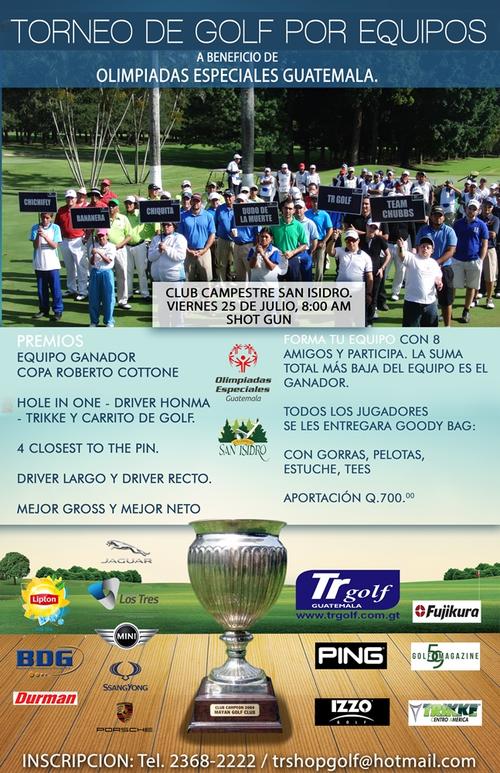 Esta actividad espera reunir a más de 10 equipos quienes se disputarán la Copa Roberto Cottone. (Foto: Torneo de Golf)