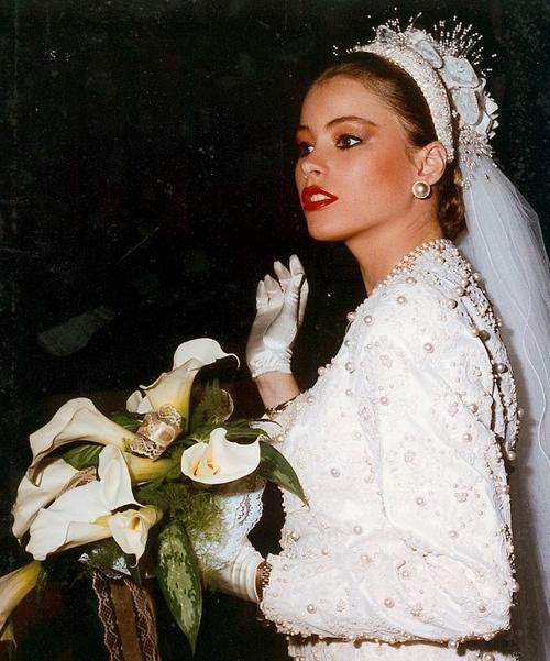 La primera boda de ensueño de Vergara fue en 1991 con Joe González. (Foto: Archivo)