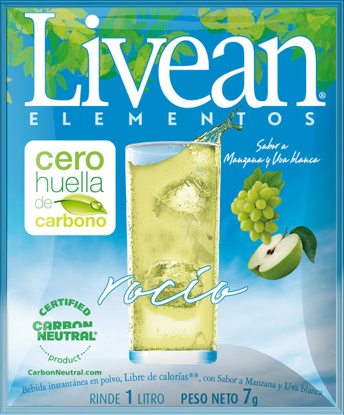 Este es el producto de bebidas instantáneas de la empresa chilena Luchetti que lleva la certificación en su empaque de "0" huella de carbono.