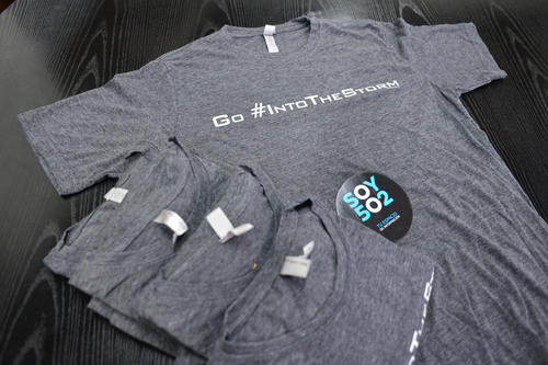 Playeras de la película "en el tornado". (Foto: Wilder López/Soy502)