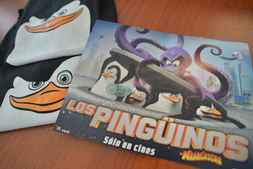 Película "Los pingüinos de Madagascar". (Foto: Wilder López)