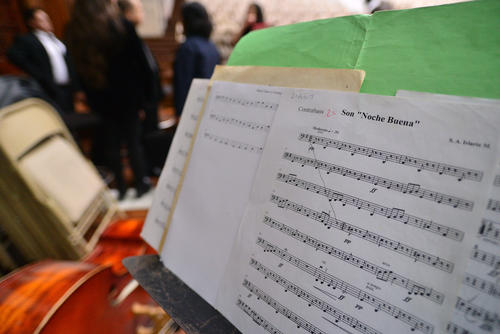 El concierto navideño presentado por la Orquesta Sinfónica en el Organismo Judicial fue muy aplaudido. (Foto: Wilder López/Soy502)