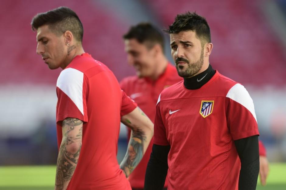 El delantero español David Villa habría decidido dejar al Atlético de Madrid para ir a la MLS. (Foto: AFP)