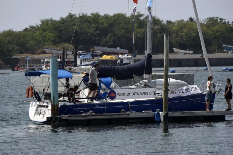 El Barco del Aborto tuvo que salir del país. (Foto: AFP)