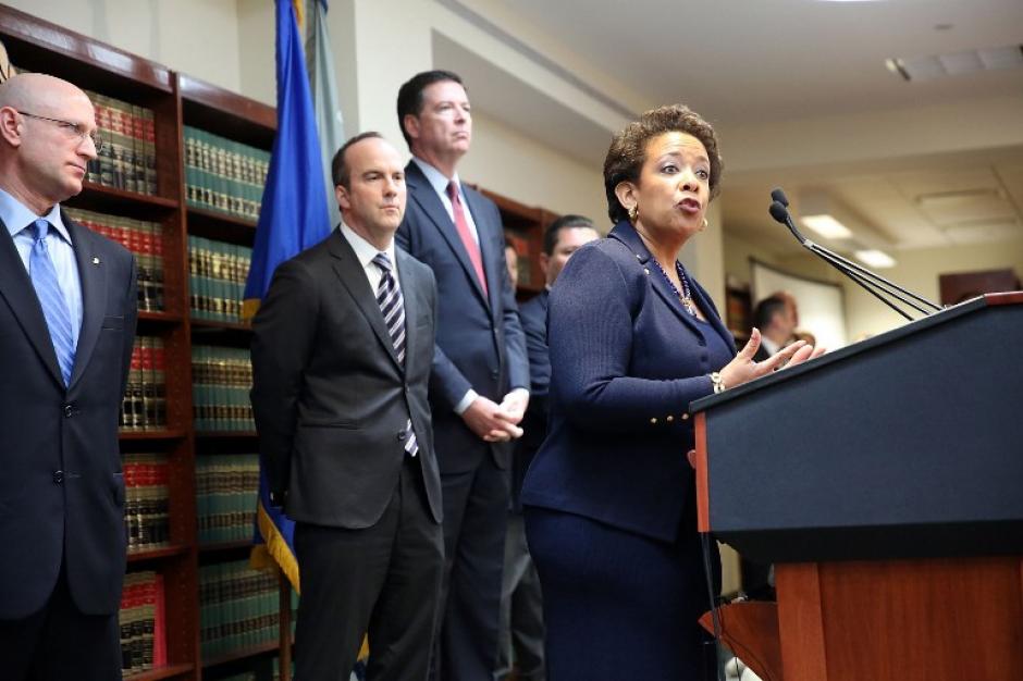 La fiscal general de Estados Unidos, Loretta E. Lynch. (Foto: AFP)