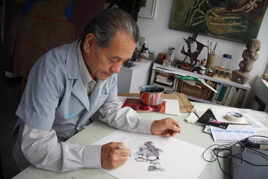  El pintor expresionista guatemalteco falleció a los 77 años de edad. (Foto: Siglo21)