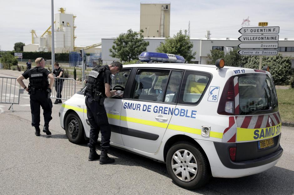 El ataque se produjo en una instalación química situada en un polígono cerca de Lyon, en el este de Francia. (Foto: EFE)