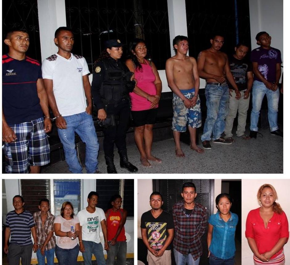 Al menos 16 personas fueron capturadas por ocasionar disturbios en tres departamentos del país. (Foto: Policía Nacional Civil)