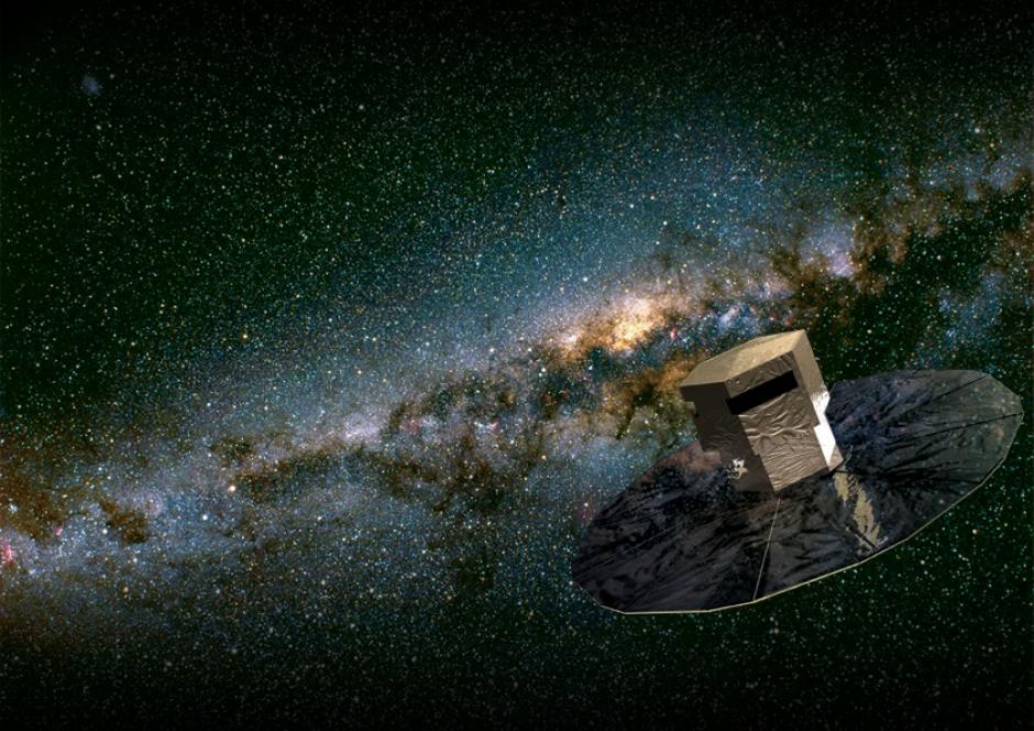 El telescopio Gaia tomará fotografías estelares para formar un mapa 3D. 