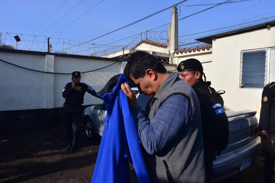 Uno de los capturados por el Caso Lago de Amatitlán. (Foto: Jesús Alfonso/Soy502)