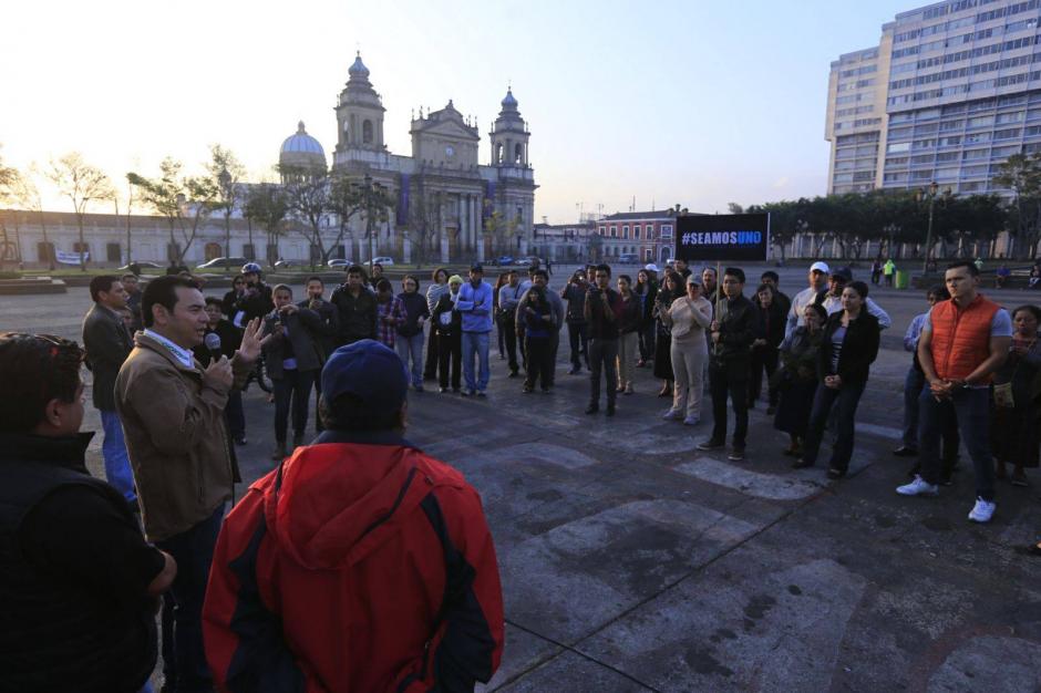 El Presidente participó en una jornada de oración organizada por la campaña #YoSoySamuel. (Foto: Jorge Sente/Nuestro Diario)