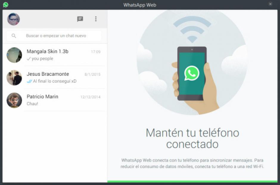 WhatsApp web con soporte para más navegadores