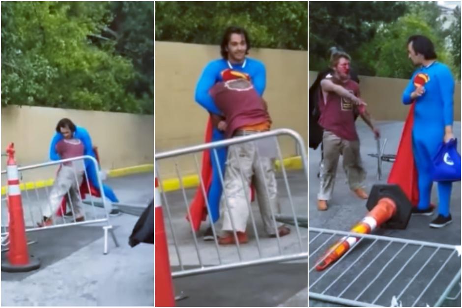 Las personas registraron el incidente callejero y publicaron las fotos y videos en internet. (Captura Video)