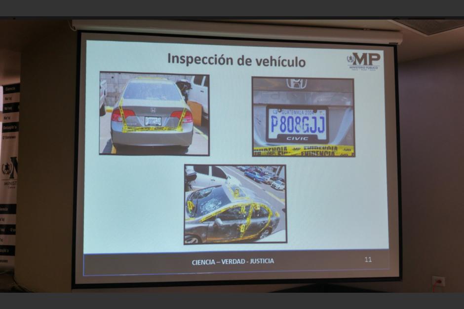 Las autoridades trabajaron para dar con el paradero del resposable que arrolló a varios estudiantes en la calzada San Juan. (Foto: Ministerio Público)