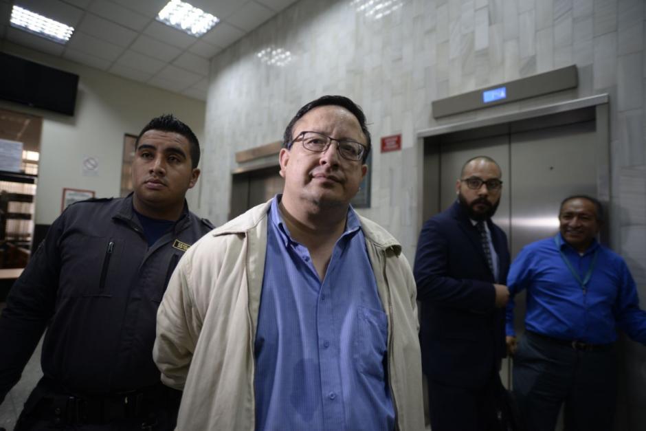 El exdirector de Presidios, Luis Carlos de León Zea, está señalado del asesinato de Byron Lima. (Foto: Wilder López/Soy502) 