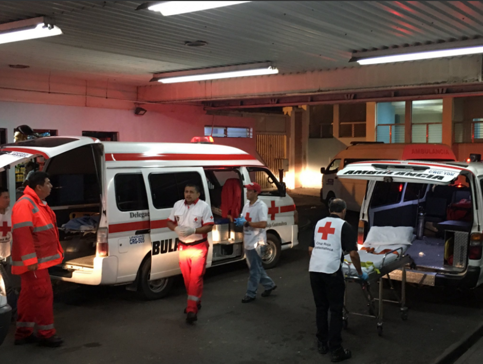 Varios pacientes fueron trasladados al Hospital Roosevelt. (Foto: Twitter) 