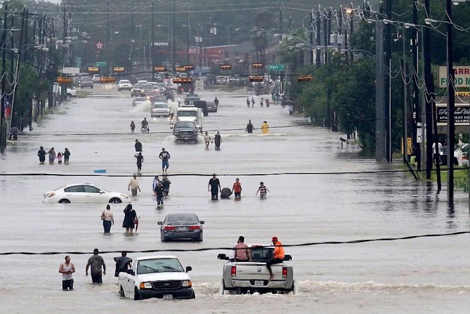 El estado de Texas, Estados Unidos, fue azotado este fin de semana por el huracán Harvey. (Foto: AFP)