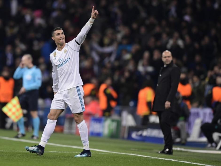 Cristiano Ronaldo anotó un golazo en el primer tiempo. (Foto: AFP) 