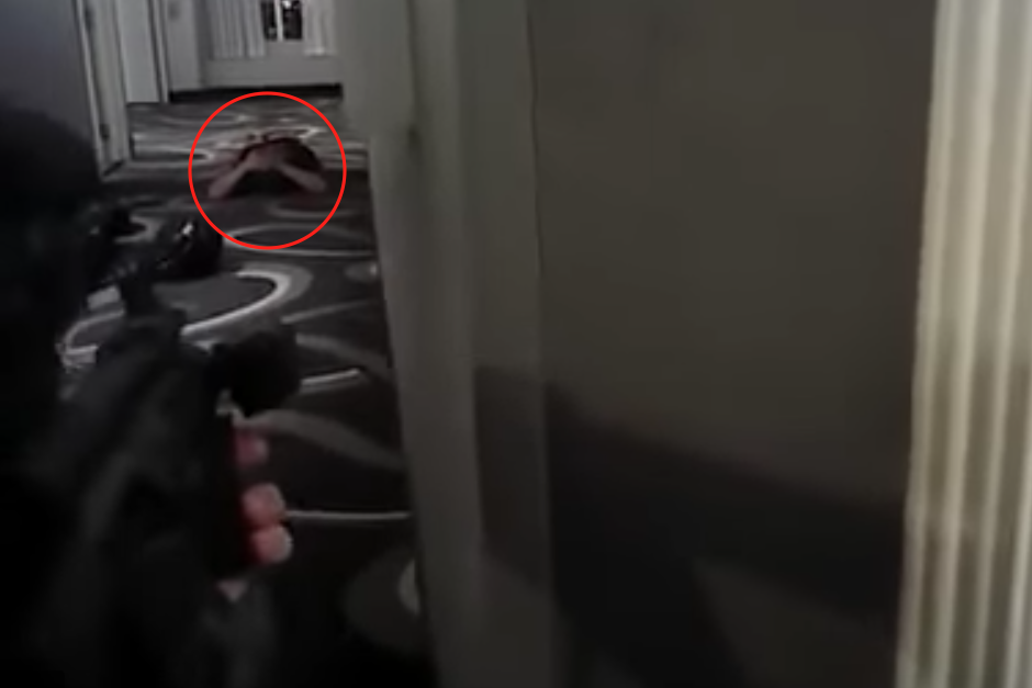 La víctima fue asesinada de cinco disparos con un fusil AR-15. (Imagen: captura de pantalla)