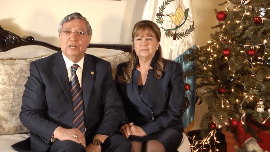 El mensaje navideño del vicepresidente dura medio minuto. (Foto: captura de pantalla)