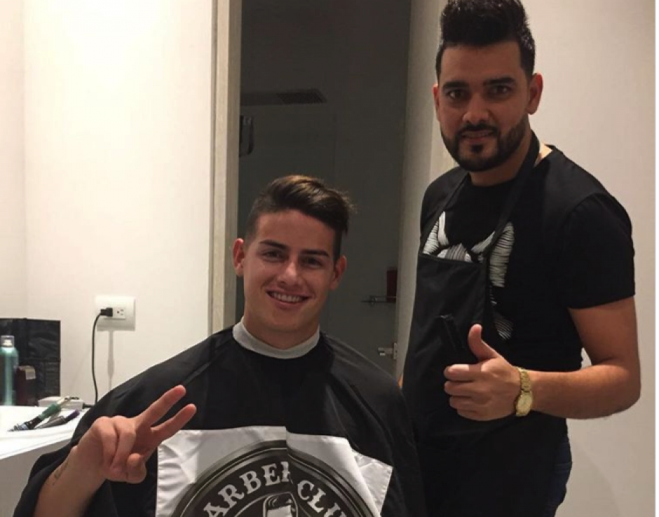 James Rodríguez deja una jugosa propina por un corte de cabello. (Foto: Instagram)