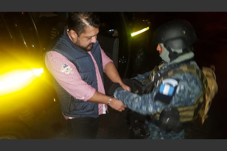 Jorge Salvador Galdámez León de 40 años fue detenido en zona 10. (Foto: PNC) 