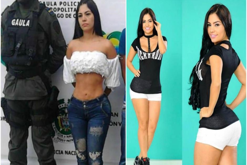 La modelo fue capturada al salir del Canal 2 de Cali, en Colombia, donde trabajaba como presentadora de deportes. (Imagen: elsalvador.com)
