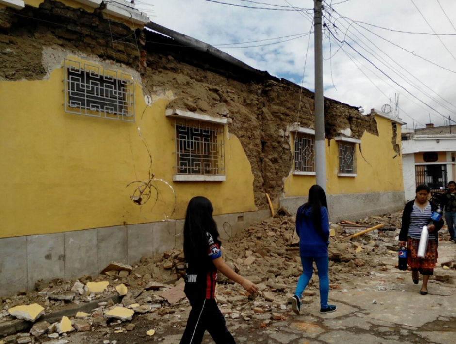 Quetzaltenango fue el departamento más afectado por el temblor. (Foto: Cruz Roja Guatemala) 