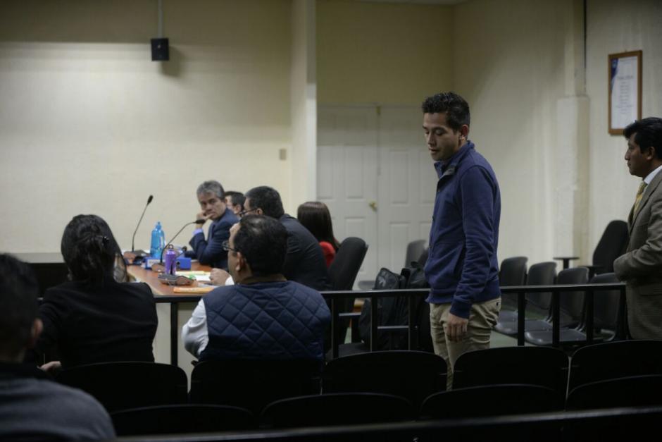 El juez regañó a José Manuel Morales, hijo del presidente Jimmy Morales. (Foto: Wilder López/Soy502)