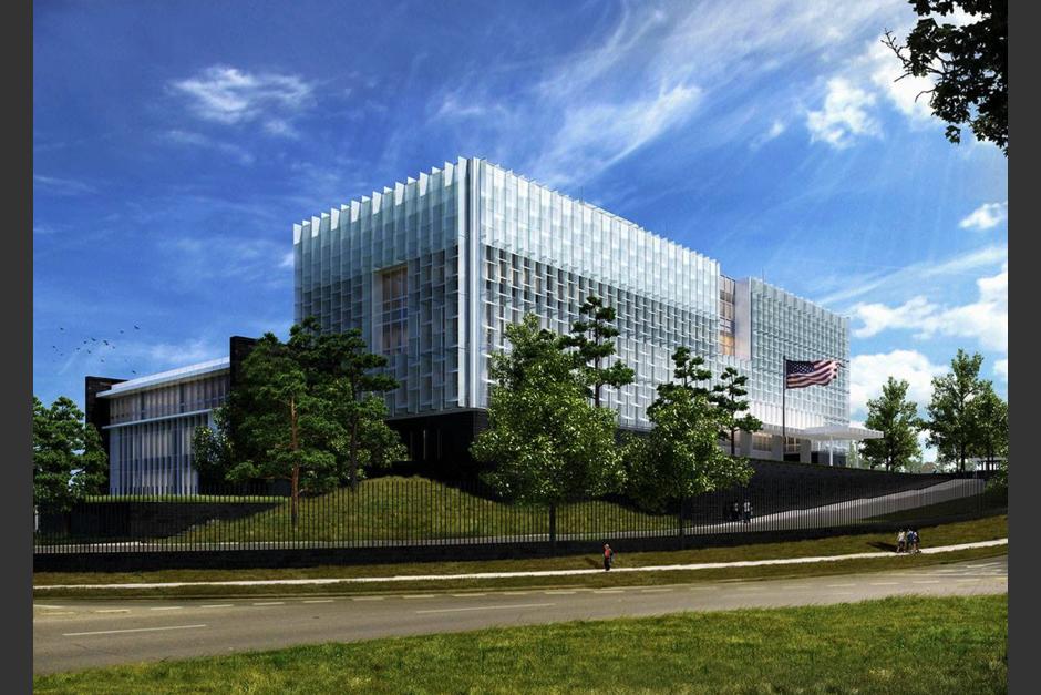 Diseño preliminar de la nueva Embajada de Estados Unidos. (Foto: Paredes Aleman Arquitectos)