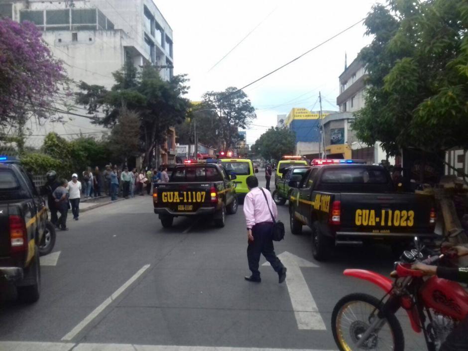 Un hombre fue detenido en la zona 9 capitalina. (Foto: Amilcar Montejo/PMT)