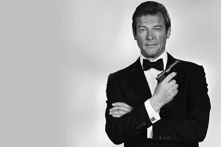 El actor Roger Moore interpretó al agente 007 en 7 películas. (foto: archivo)