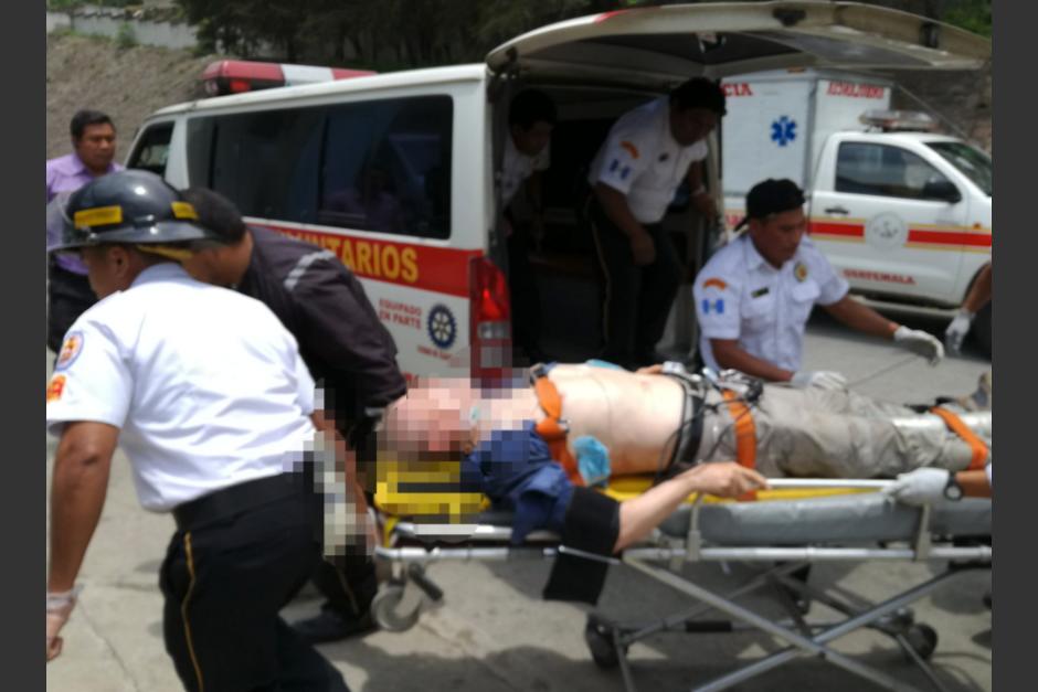 El turista alemán fue asaltado en el volcán de Agua. (Foto: Bomberos Voluntarios)