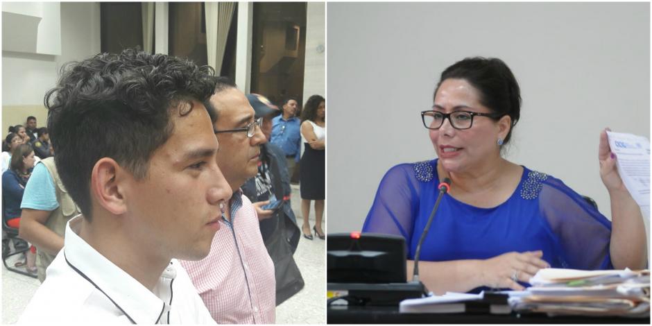 La jueza Silvia De León regaño al hijo de Jimmy Morales. (Foto: Archivo/Soy502)