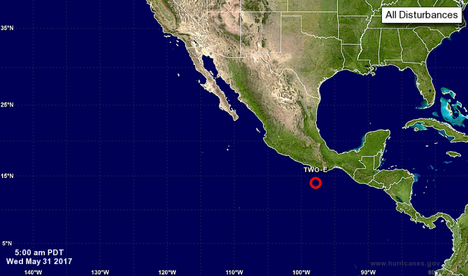 En las próximas horas, la depresión tropical podría convertirse en tormenta. (Foto: National Hurricane Center)