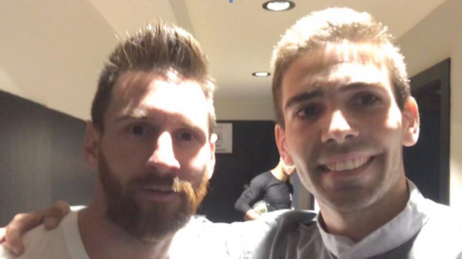 Martín Galli dejó su país, a su familia y perdió su empleo por conocer a Lionel Messi. (Foto: Martín Galli)