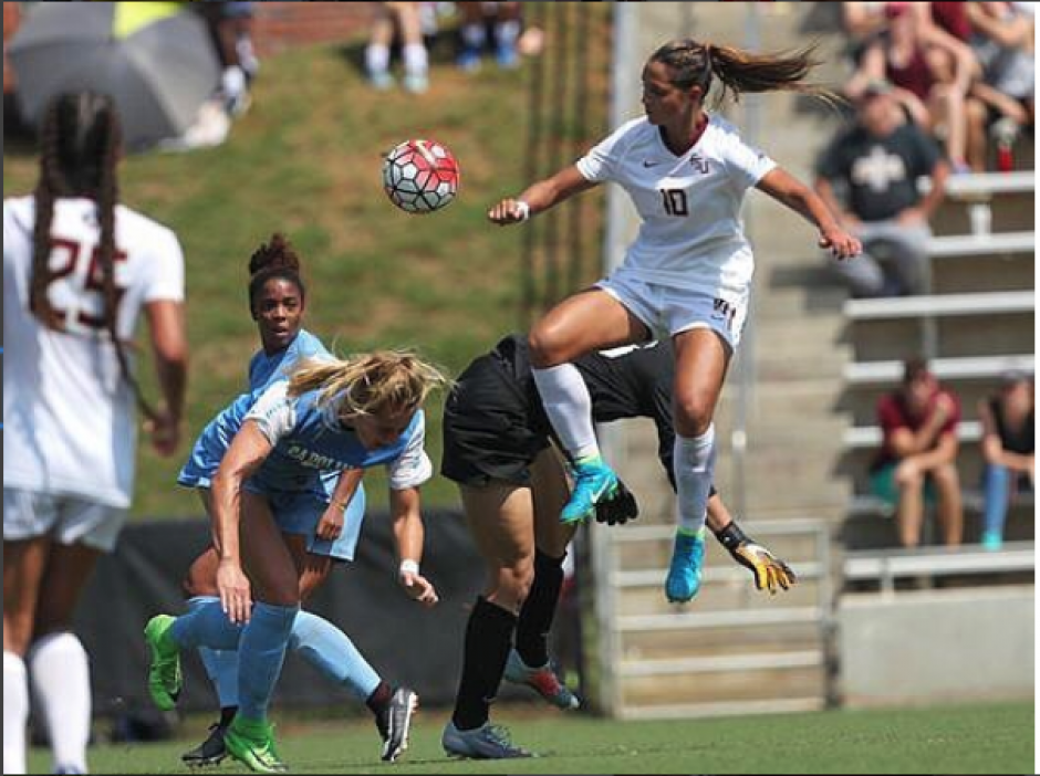 La venezolana demuestra su poderío al marcar la diferencia para su equipo. (Foto: Instagram Deyna Castellanos)