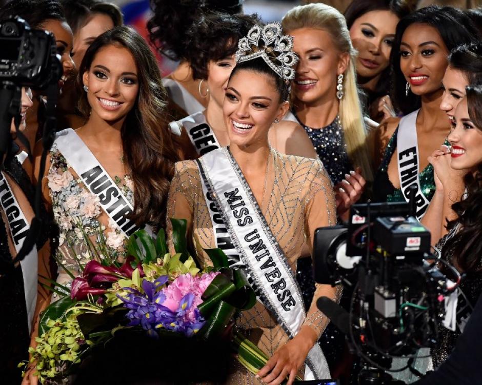 Miss Sudáfrica, Demi-Leigh nel-Peters es la nueva Miss Universo. (Foto: AFP) 