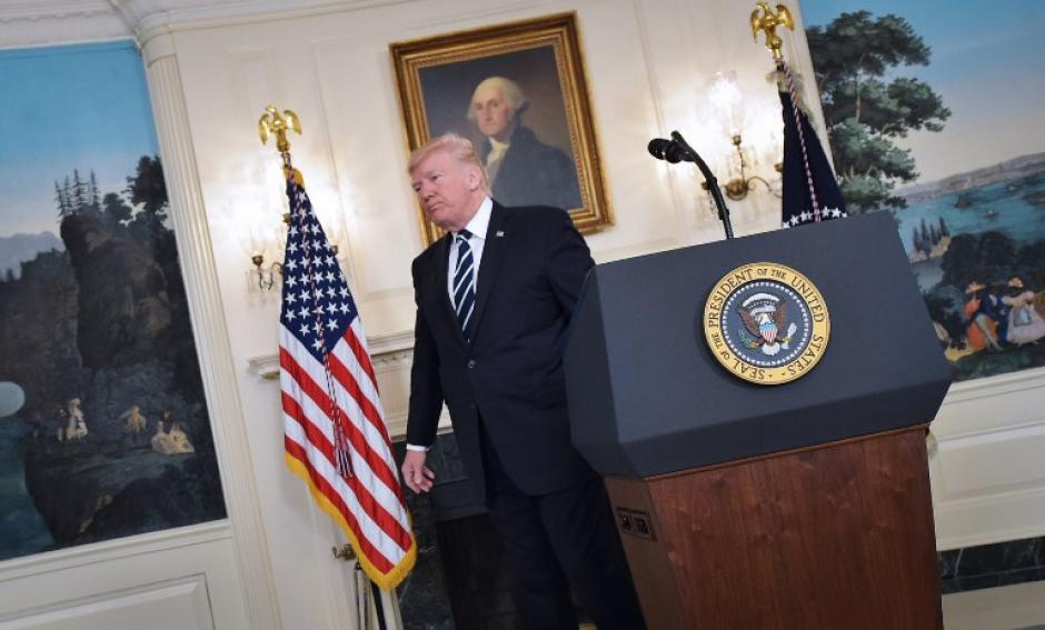 Donald Trump calificó como un acto de maldad el tiroteo en Las Vegas. (Foto: AFP) 