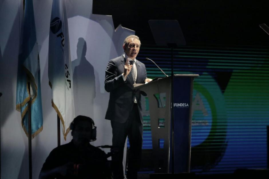 El presidente de Fundesa fue el encargado de presentar las conclusiones del evento. (Foto: Alejandro Balán/Soy502)