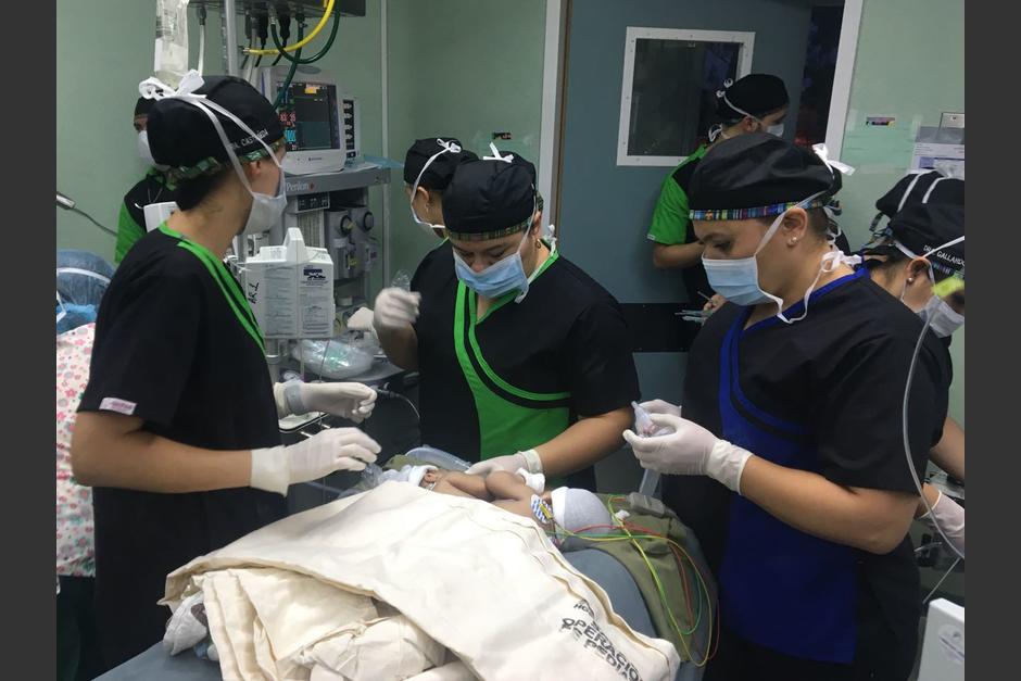 Las siamesas fueron separadas por el equipo del hospital Roosevelt el pasado 23 de octubre. (Foto: Hospital Roosevelt)