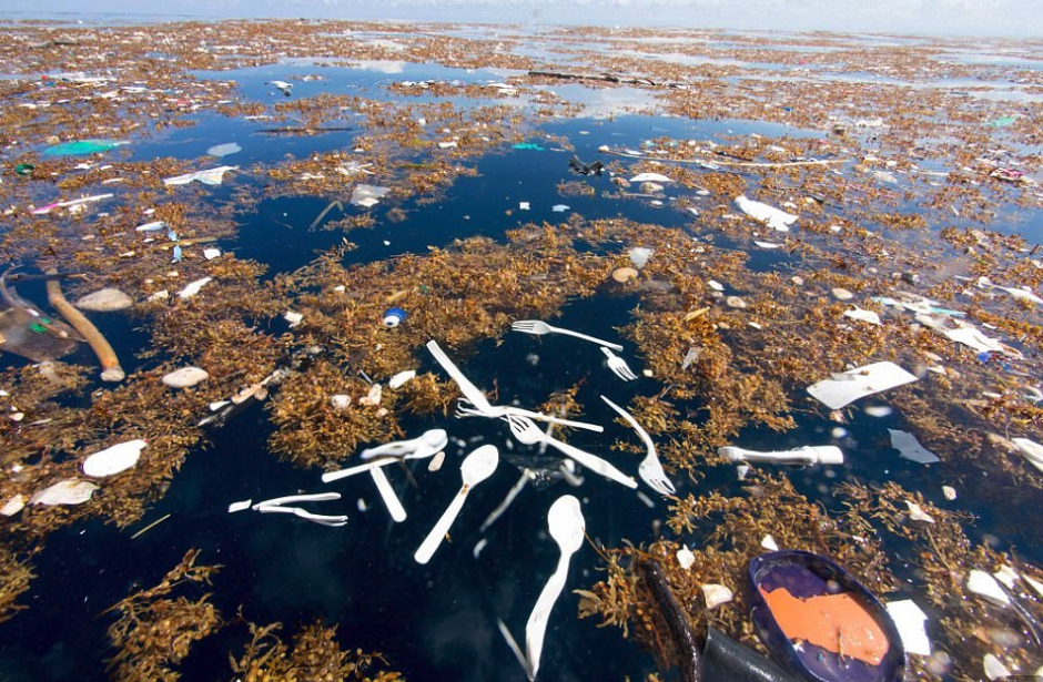 Las fuertes lluvias arrastraron toneladas de basura al mar. (Foto: Caroline Power)