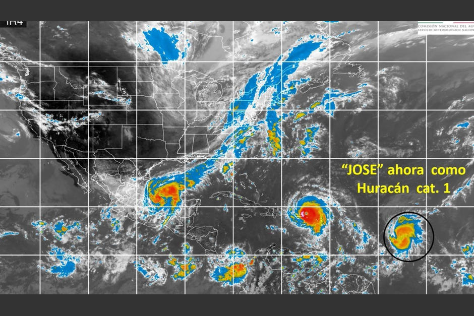 La hasta ayer tormenta José tendrá la misma trayectoria que Irma. (Foto: CNN) 