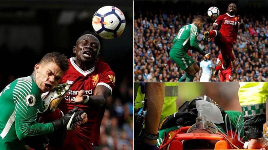 La brutal patada al portero del Manchester City le costó tres partidos de suspensión al jugador del Liverpool. (Foto: AS)