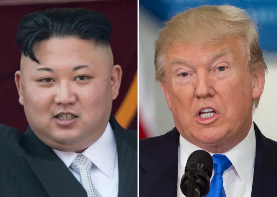 Kim Jong-un y Donald Trump han intercambiado insultos. (Foto: AFP). 