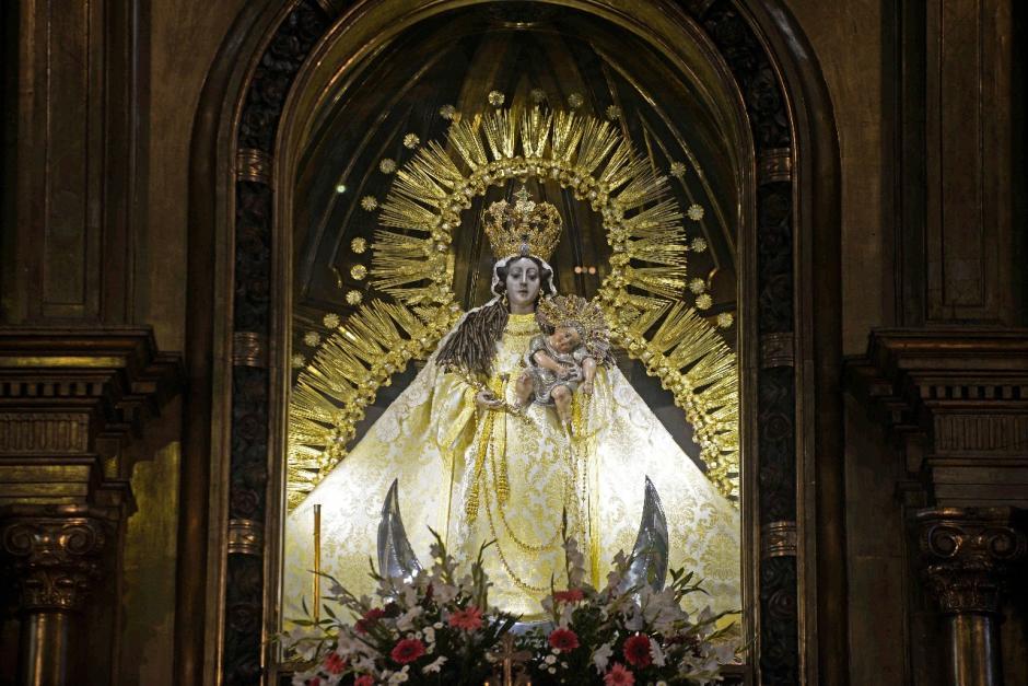 El mosaico de la Virgen del Rosario se exhibirá a partir de finales de mayo. (Foto: Archivo/Soy502)