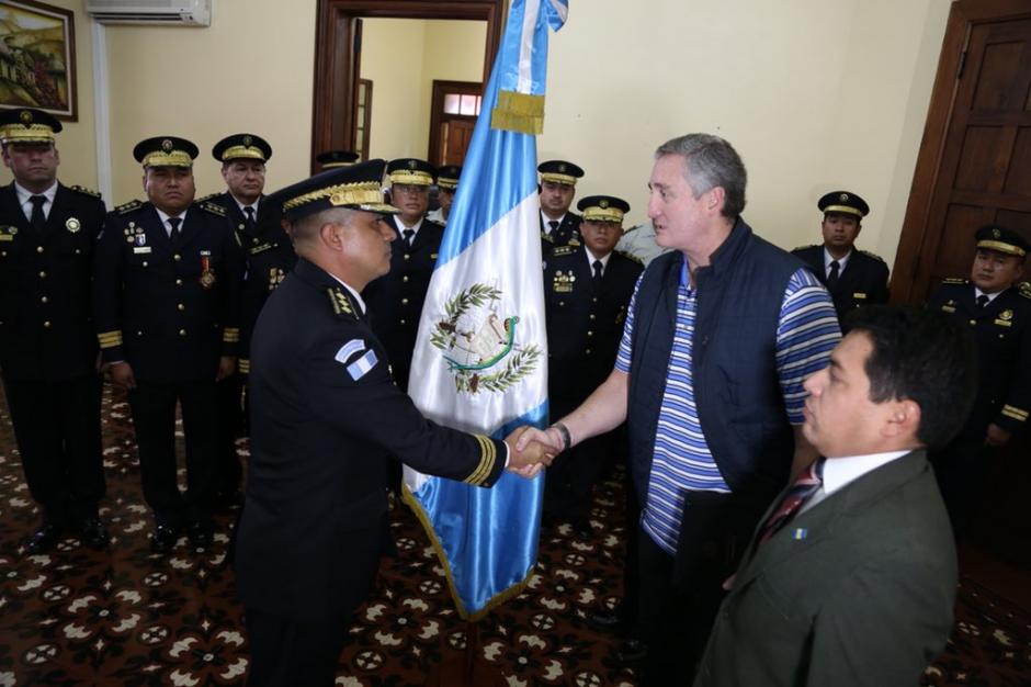 Destituyen al director adjunto de la PNC, Rony Espinoza, quien asumió el cargo en marzo recién pasado. (Foto: Archivo/@mingobguate)