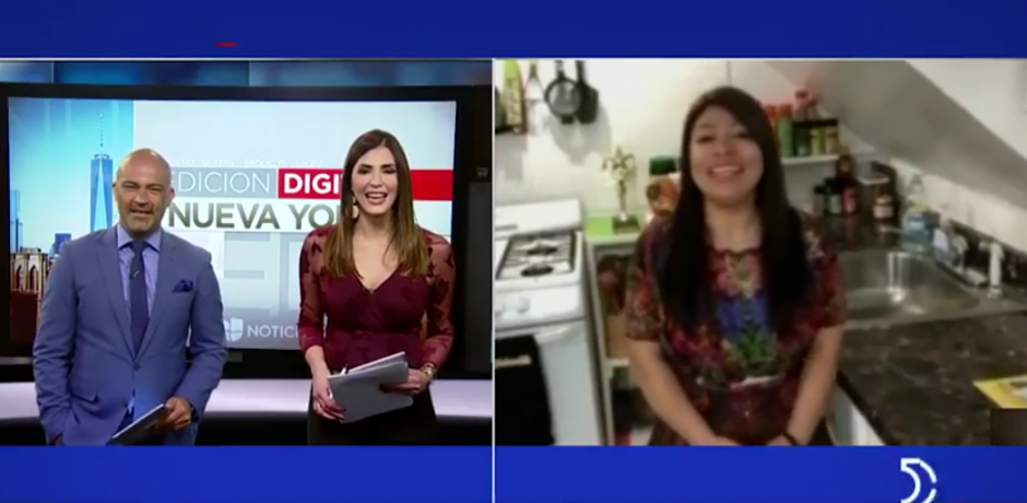 Guatemalteca residente en Estados Unidos destaca en Univisión por su canal de cocina en YouTube. (Foto: captura de pantalla) 