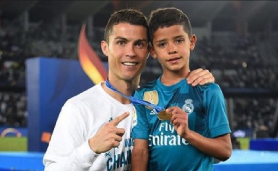 Cristiano Ronaldo está orgulloso de su hijo Cristiano Jr. (Foto: Instagram)