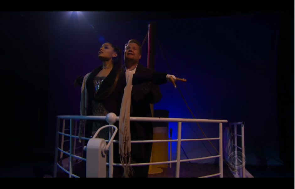 La pareja recreó Titanic con muchas canciones famosas. (Foto: YouTube)